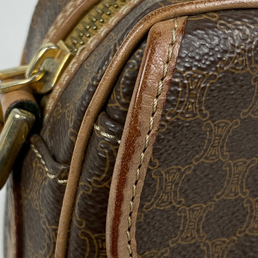 Celine Macadam Pattern Canvas Shoulder Bag Brown - image 4